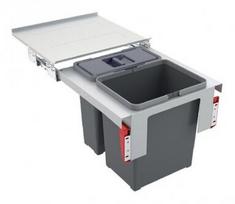 Franke šiukšliadėžė Sorter Garbo 45-2, 18l +12l
