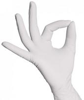 Vienkartinės latekso (lateksinės) pirštinės (su pudra) TOP GLOVE Shield Classic, XL dydis, 100 vnt.