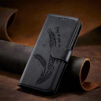 Casing For Iphone 13 14 15 16 Plus Pro Max 16E Leather Phone Case Card Holder Wallet Flip Cover Iphone 13 juoda