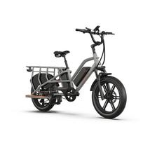 JOBOBIKE Transer Elektrinis Krovinių Dviratis 48V13AH Su Dviem Baterijomis, Didelio Patvarumo Lydinio Rėmas Šeimai ir Pristatymui žalia