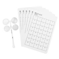 Optical Flipper Adjustable Optometry Plastic Flip 6pcs with Visual Card Optical Instrument+/-150