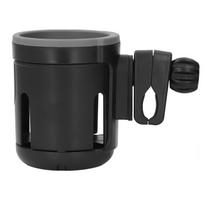 2 in 1 Stroller Cup Holder Foldable Anti Slip 360 Deg Adjustable Double Bottle Holder for Treadmill