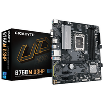 Gigabyte B760M D3HP | Processor family Intel | Processor socket LGA1700 | DDR5 | Supported hard disk drive interfaces M.2, SATA | Number of SATA connectors 4