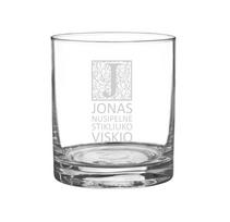 Stiklinė taurė „Jonas nusipelnė stikliuko viskio“ (300ml)