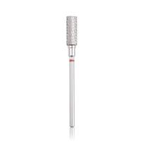 HEAD Volframo karbido antgalis Straight Cylinder RED, Ø5.0 mm, L-12.5 mm