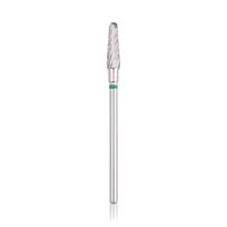 HEAD Volframo karbido antgalis Cone GREEN, Ø4.0 mm, L-13.0 mm