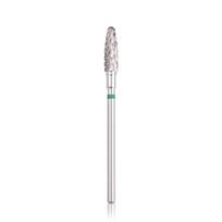 HEAD Volframo karbido antgalis Corn GREEN, Ø4.0 mm, L-13.0 mm