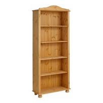Iš pušies masyvo knygų spinta natūralios spalvos 70x181 cm Ella – Støraa