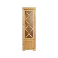 Iš pušies masyvo vitrina natūralios spalvos 180x35 cm Lisa – Støraa