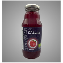Ekologiškas KETO Trintų Braškių Sirupas (330 ml) – Grajfka