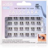 KISS Falscara Wisp priklijuojamų blakstienų kuokšteliai Natural Wispy Wisps 24 vnt.