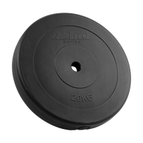 Bitumo apkrova 20kg, skylė 31mm, klasikinė plokštė, REBEL ACTIVE