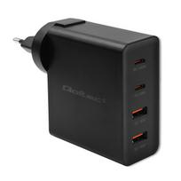 Qoltec GaN POWER PRO charger 2xUSB C, 2xUSB, 130W