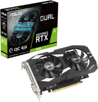 ASUS Dual GeForce RTX 3050 6G OC Grafikkarte - 6GB GDDR6, DVI, HDMI, DP