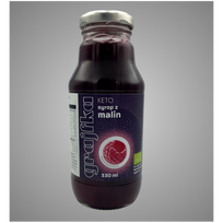 Ekologiškas KETO Trintų Aviečių Sirupas (330 ml) – Grajfka