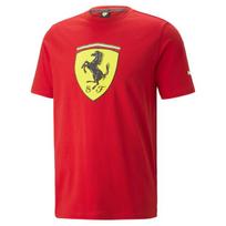 Laisvalaikio marškinėliai vyrams Ferrari Race Big Shield Tee - 53817502, raudonos spalvos, XXL
