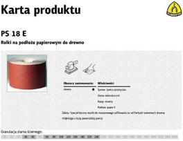 KLINGSPOR popierinis šlifavimo rulonas PS18E 150mm, 80mm storio (50m)