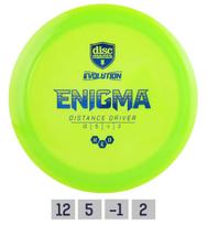 Diskgolfo diskas Discmania Distance Driver Neo Enigma Evolution, žalias
