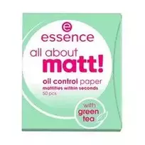 "Essence" viskas apie Mattą! Oil Control Paper - matinį efektą suteikiantis veido popierius, 50.0vnt.