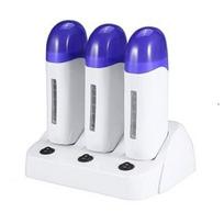 Vaško kasetinis šildytuvas su laikikliu, 3x100ml