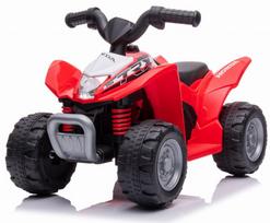 Vaikiškis elektrinis keturratis Quad Honda TRX Sun Baby, raudonas