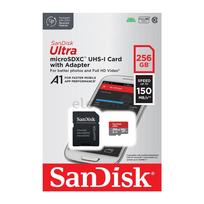 SanDisk atm. korta microSDXC 256GB Ultra150MB/s su adap.