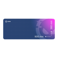 Lorgar Main 139, Gaming mouse pad, High-speed surface, Purple anti-slip rubber base, size: 900mm x 360mm x 3mm, weight 0.6kg