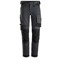 Darbinės SNICKERS WORKWEAR AllroundWork 6341 kelnės iš tampraus audinio, tamsiai pilkos