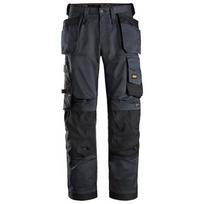 Tamprios SNICKERS WORKWEAR AllroundWork 6251 darbo kelnės su kabančiomis kišenėmis, tamsiai pilkos