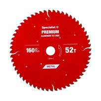 SPECIALIST+ pjovimo diskas Aluminium 160x52Tx20mm
