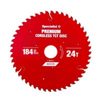 SPECIALIST+ pjovimo diskas Cordless 184x24Tx20/16mm