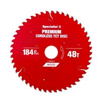 SPECIALIST+ pjovimo diskas Cordless 184x48Tx20/16mm