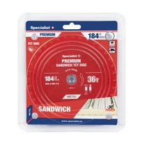 SPECIALIST+ pjovimo diskas Sandwich 184x36Tx20/16mm