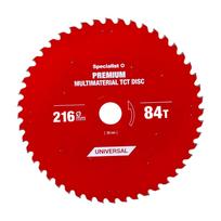 SPECIALIST+ pjovimo diskas Multimaterial 216x84Tx30mm