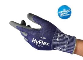 Apsauginės pirštinės Ansell HyFlex® 11-561, atsparumo pjovimui lygis C, dydis 10