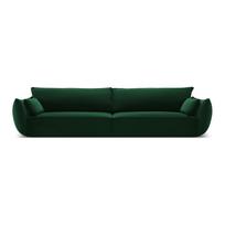 Tamsiai žalios spalvos iš velveto sofa 248 cm Vanda – Mazzini Sofas
