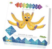 3D origami rinkinys Creagami Aštuonkojis M