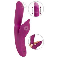 Javida - G taško ir klitorio vibratorius 4in1 - silikoninis - violetinis