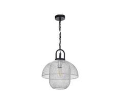ONLI - Sietynas, kabinamas ant grandinės ZAIR 1xE27/22W/230V juoda/sidabras