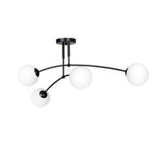 Sietynas ant stulpo PREGOS 4xE14/10W/230V juoda