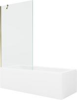 Vonia Mexen Cubik su apdaila ir stiklo sienele, 170x70 cm + 100 cm