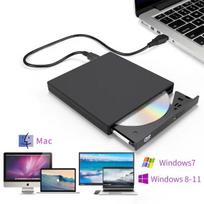 Optinis įrenginys Išorinis CD DVD įrenginys, USB 2.0 Slim Protable Išorinis CD-RW įrenginys DVD-RW įrašymo įrenginys, rašomasis grotuvas