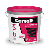Tinkas Ceresit CT174 Machine, frakcija 1.0mm, silikat.silikoninis, "samanėlė". 25kg