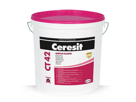 Dažai fasadui Ceresit CT42 akriliniai, balta bazė,  15ltr