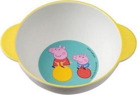 Melamino dubenėlis su rankenomis Petit Jour Paris Peppa Pig, 6 mėn+