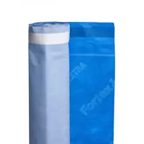 Plėvelė difuzinė Fortex Extra + 2 Tape, 1,5m x 50m, (75m2) (mėlyna/balta) 140 g/m2
