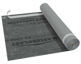 Difuzinė plėvelė, Masterplast Linopore RX6000+ su lipniais kraštais, 150g/m² (1,5x50m)