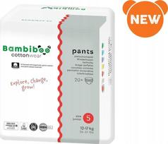 Sauskelnės-kelnaitės Bambiboo 5 (12-17 kg), 20 vnt.