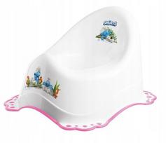Naktipuodis Maltex Smurfs, baltas/rožinis