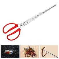 Crab Tongs for Live Crabs Crabbing Tongs, Garbage Clips Portable Lightweight Crayfish Fishes Curved Tip